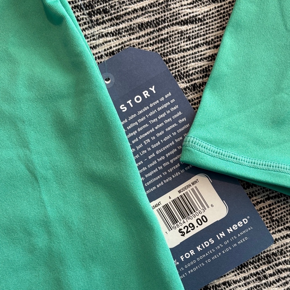 Life Is Good Kids' Teal Shark Rashguard - Picture 2 of 4